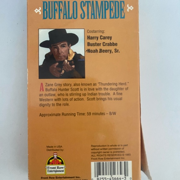 Buffalo Stampede (VHS, 2001) - Picture 2 of 3